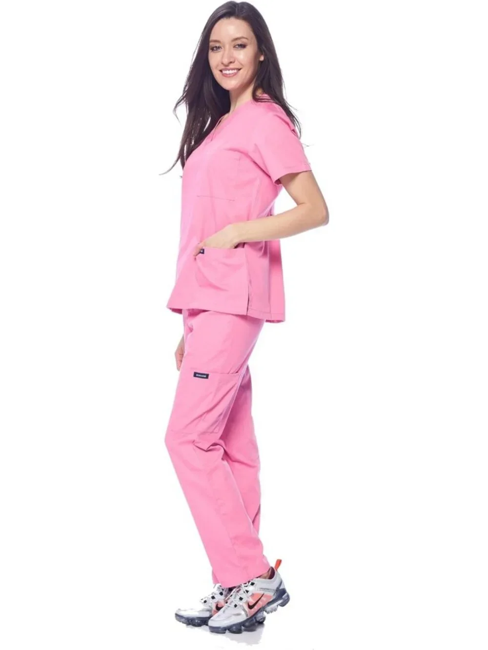 Unisex Medical Scrubs Set - Comfortable Top & Pants for Healthcare Professionals